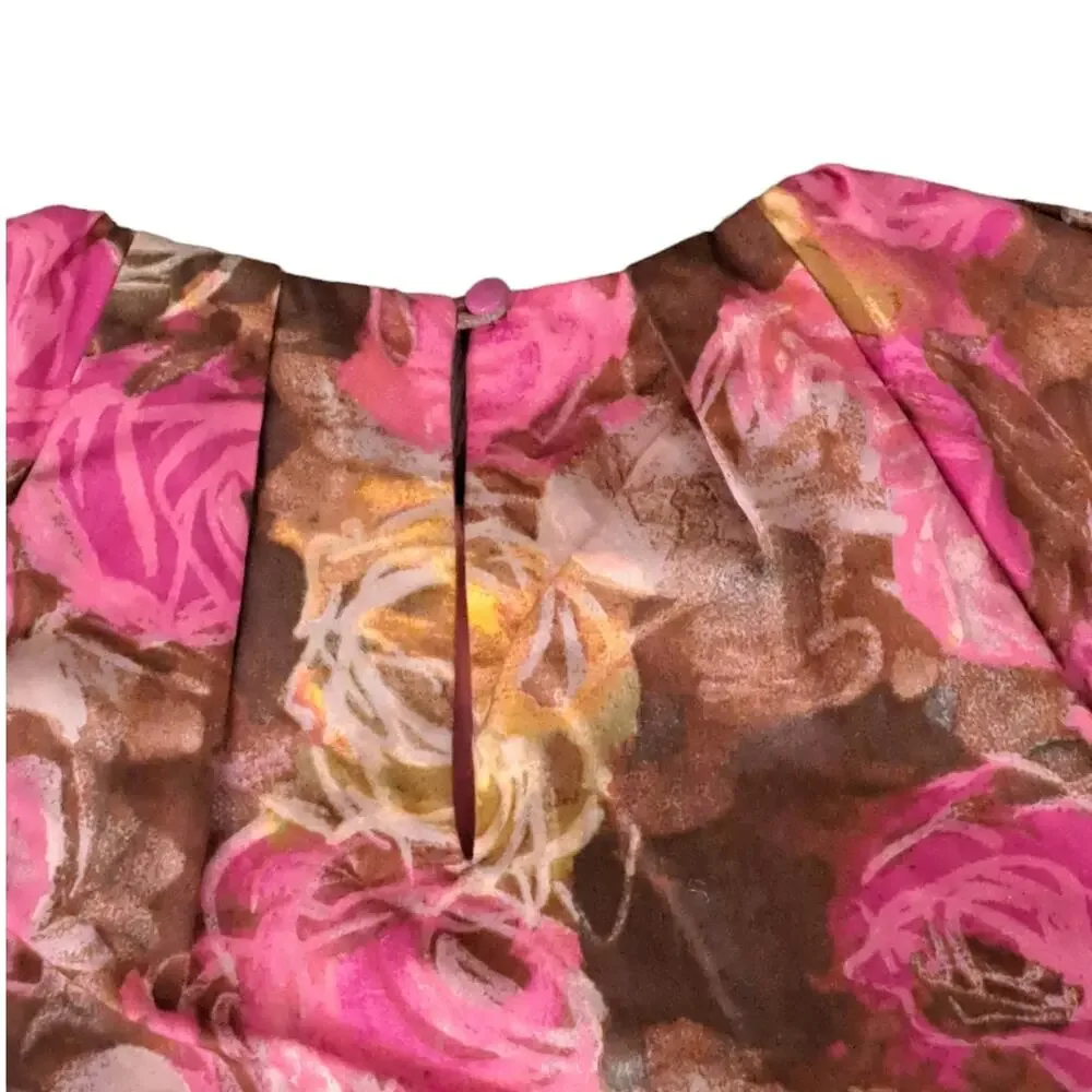 Crewcuts Pink Floral Bubble Dress Girl's Size 3